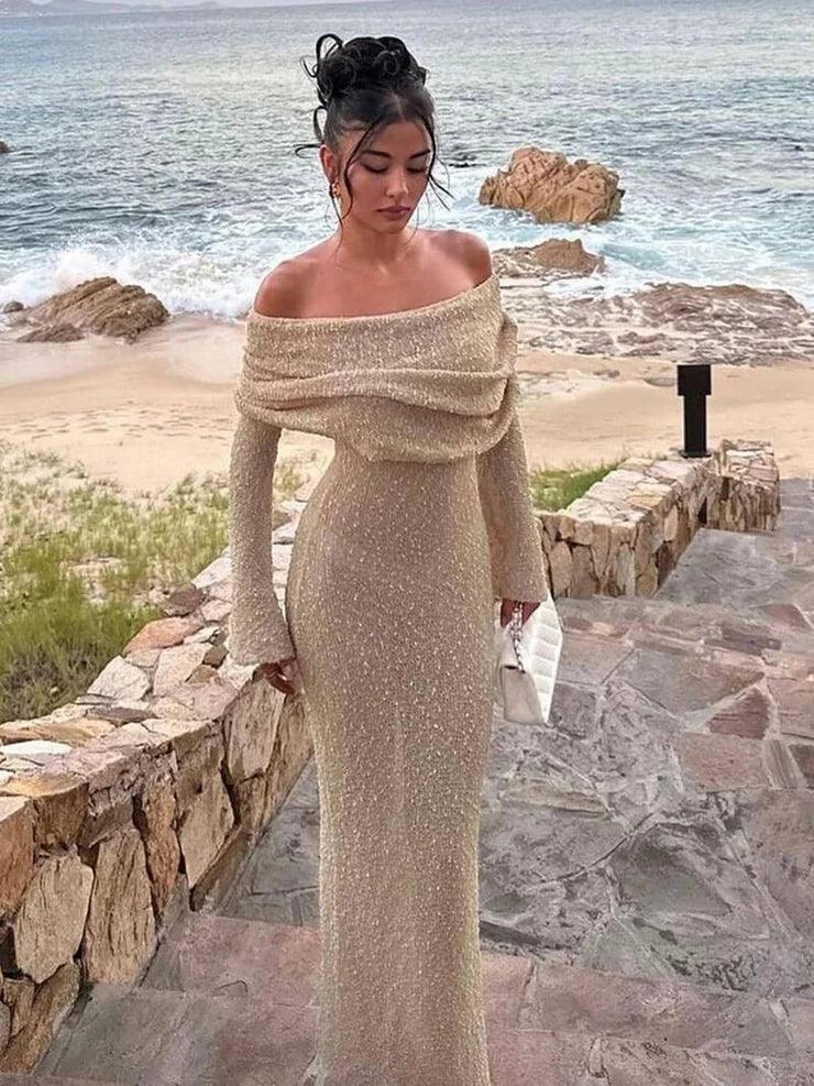Marissa Maxi Elbise Siaora