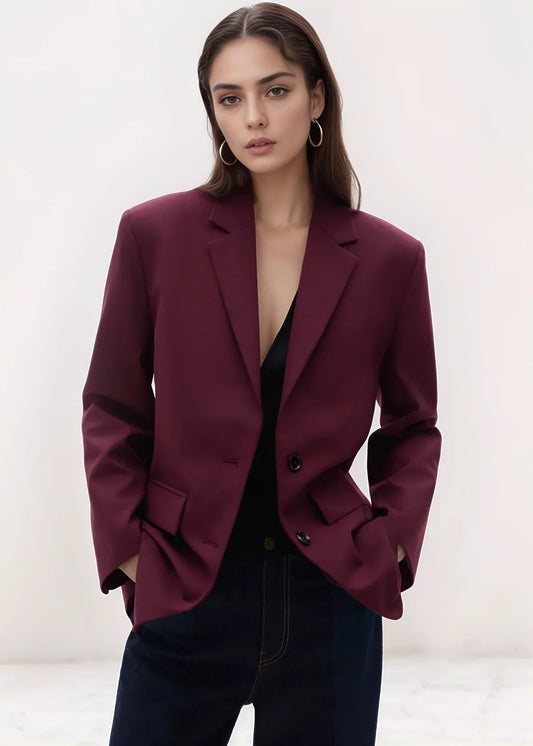Lindsey Bordo Blazer Siaora