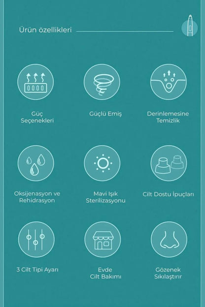 Vakumlu Siyah Nokta Temizleyicisi Beauty World