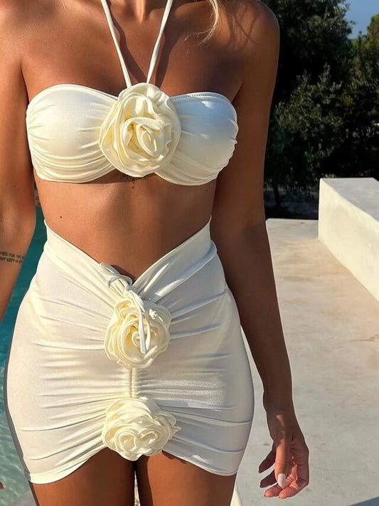Lottie - Gül Üç Parçalı Bikini Takımı
