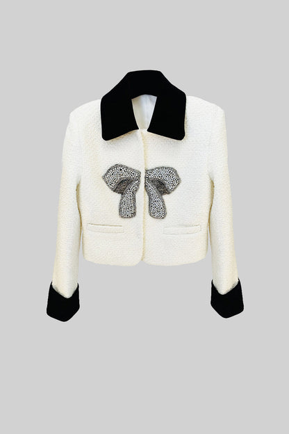 Metalik Tüvit Blazer Siaora